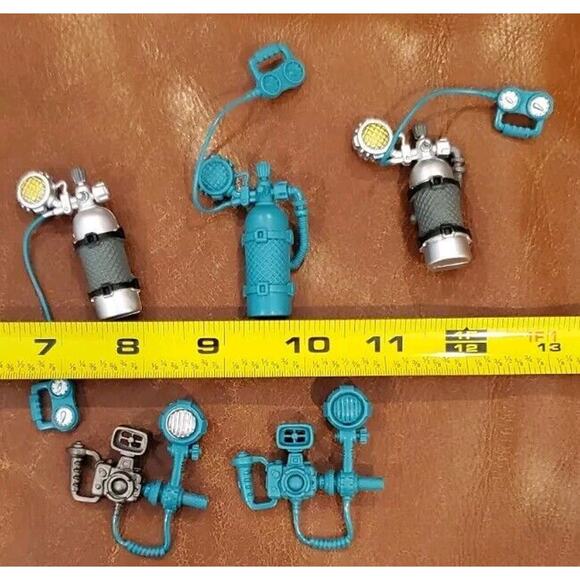 Underwater Scuba Gear Oxygen Tanks Cameras Toy Replacement Chap Mei - Picture 3 of 4